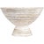 Coastal Boho Whitewashed Wood Pedestal Serving Bowl For Sale - Image 3 of 7