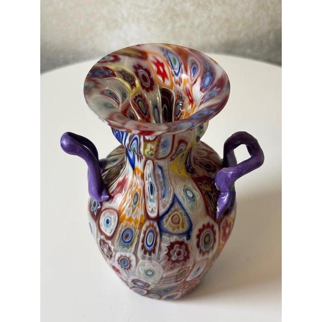 1920s Vintage Vase in Murano Glass from Fratelli Toso, 1920 For Sale - Image 5 of 12