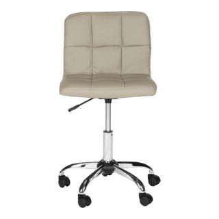 Oliver Desk Chair in Grey & Silver For Sale