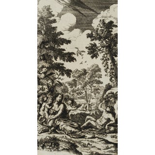 J. Meyer, Symbol of the Underbelly, Demeter and Bacchus, 17th-Century, Etching For Sale