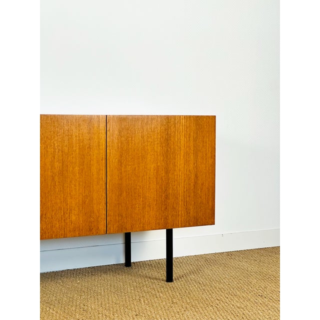 Scandinavian Minimalist Teak Sideboard, 1960s For Sale - Image 13 of 17