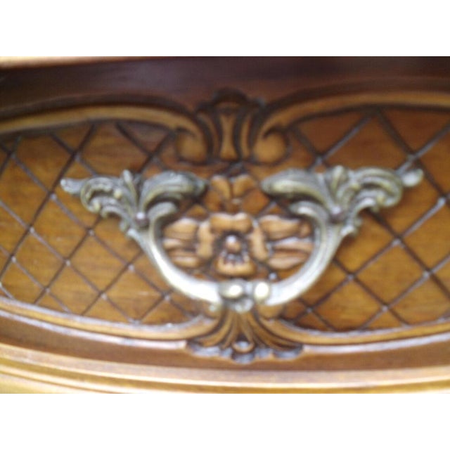 Wood Vintage Side Table in Wood, 1960s For Sale - Image 7 of 12