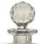 Antique 1890s American Cut Glass Square Decanter - Met Museum Exact Match Twin For Sale - Image 4 of 15
