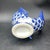 Bring timeless Asian-inspired elegance to your home with this **Vintage Mid-Century Modern Blue and White Chinese...