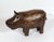 Mid-Century Modern Dimitri Omersa Leather Hippopotamus Footstool With Original Label For Sale - Image 3 of 9