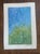 A fresh and uplifting watercolor capturing the simple beauty of raindrops on glass. Soft washes of sky blue and spring...