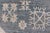 Off-white Modern Khotan Rug With Circular Medallions in Shades of Steel Blue & Off White 10'6 X 16'3 For Sale - Image 8 of 11