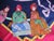 Hermes Paris Carre 90 Hello Dolly Dolls Print Blue Pink 100% Silk Scarf For Sale - Image 11 of 12
