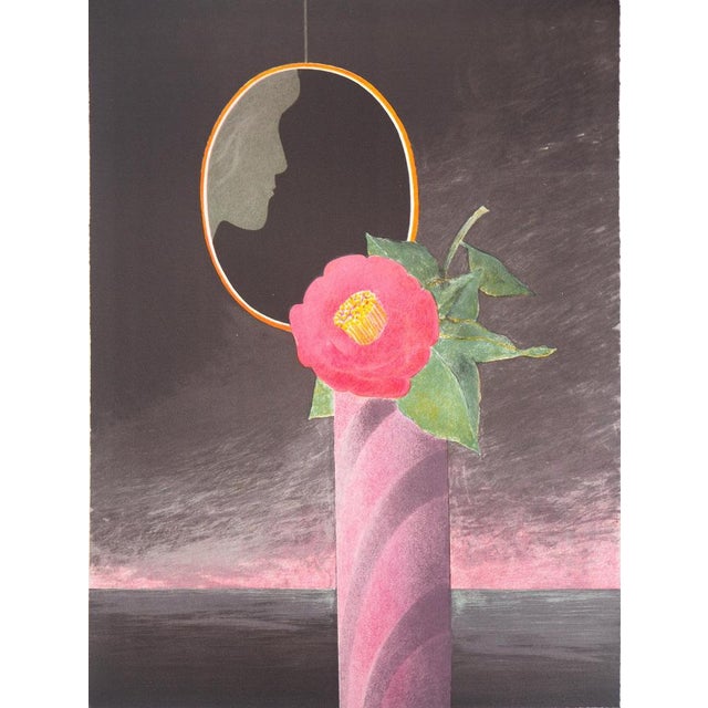 Pierre GARCIA-FONS (1928-2016) Reflection in the Mirror Original color lithograph Signed in pencil Limited edition of 100...