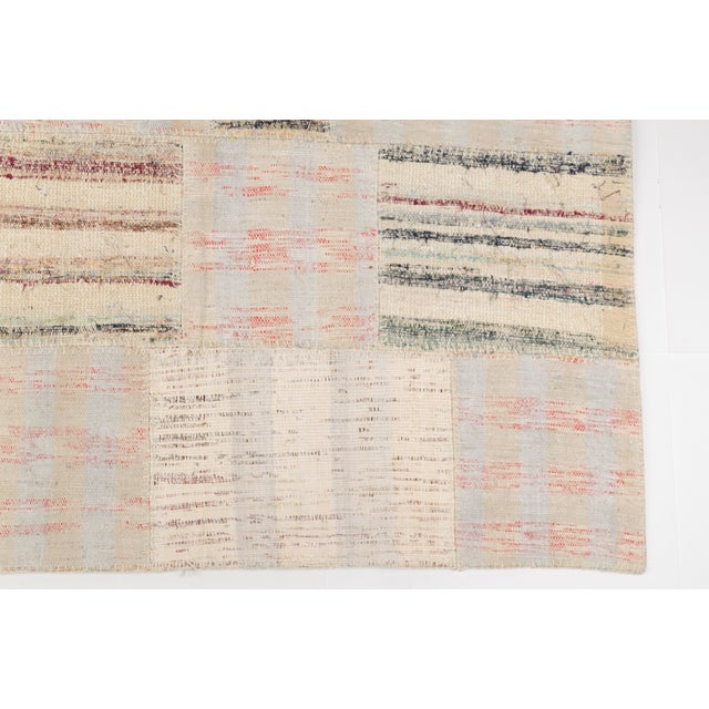 Oversize Nautral Vintage Kilim Rug For Sale - Image 9 of 10