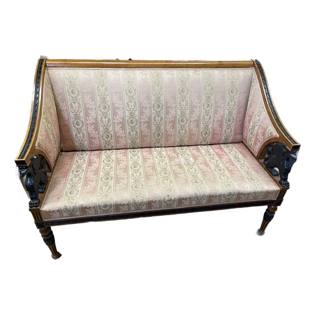Swedish Early 20th Century Settee For Sale