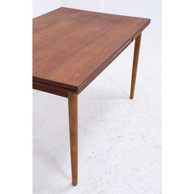 Mid-Century Teak Extendable Kitchen Table, 1960s For Sale - Image 13 of 17
