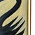 Original Black Swan Painting No. 2 in Brushed Gold Frame, Oil on Canvas, 21" H X 17" W by Tatiana Duperault For Sale - Image 4 of 5