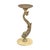 Mid-century floor-standing ashtray, *vide-poche*, or catchall; features a stylized mythical dolphin crafted from copper-...