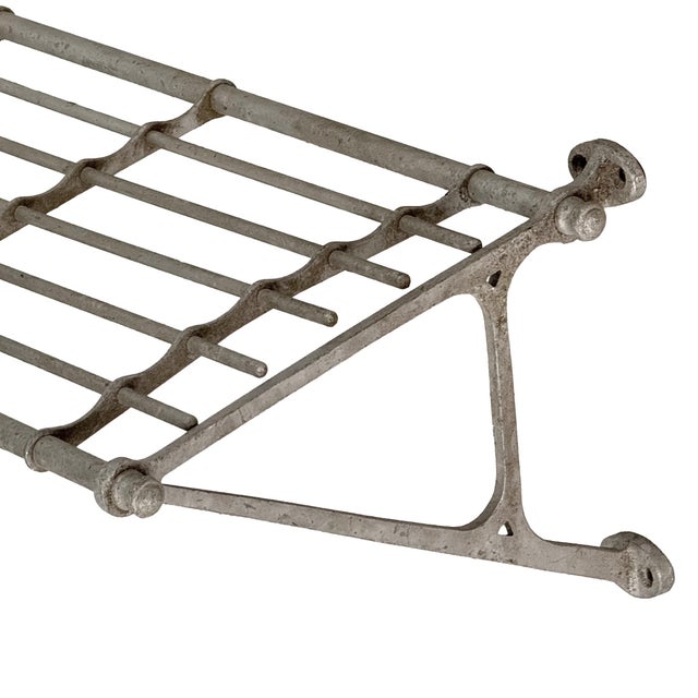 Vintage 1940s Industrial Cast Aluminum Pullman Train Car Luggage Rack ...