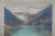 Lake Louise Victoria Glacier Alberta Canada Banff National Park Lithograph 16" For Sale - Image 4 of 8