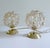 Vintage Bubble Glass and Brass Table Lamps from Glashütte Limburg, Set of 2 For Sale - Image 11 of 18