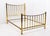 French art deco bed us double bed and uk full size massive brass this will take a standard us double bed size or uk full...