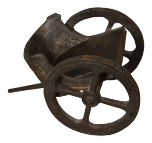 Vintage Bronze Chariot Sculpture