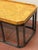 French Modern Style Cork-Top Cocktail Table with Wrought Iron Base, France For Sale - Image 4 of 15