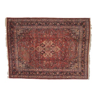 1950s Persian Kazvin Rug For Sale