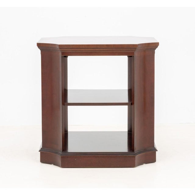 Georgian Style Mahogany 2-Tier Side Table For Sale In New York - Image 6 of 9