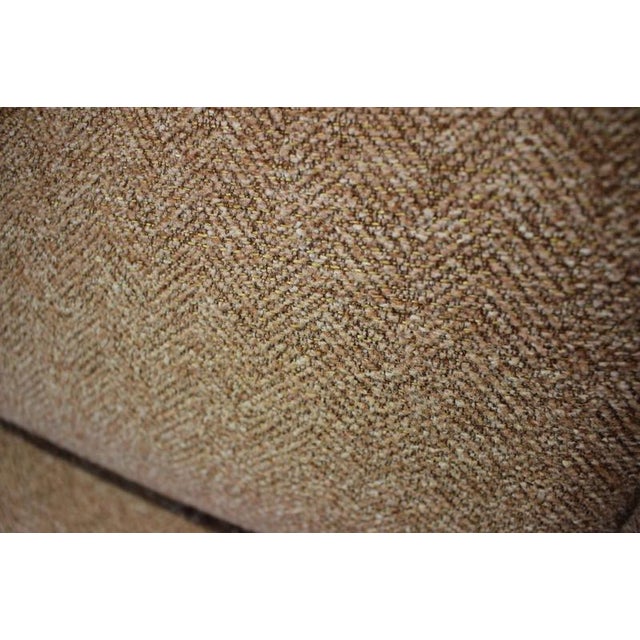 1970s Mid-Century Wingback Lounge Chair in Pink Fabric, Former Czechoslovakia, 1970s For Sale - Image 5 of 11