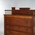 Wood Antique Classical Empire Mahogany Gentlemans Chest with Gallery Backsplash 19th Century For Sale - Image 7 of 12