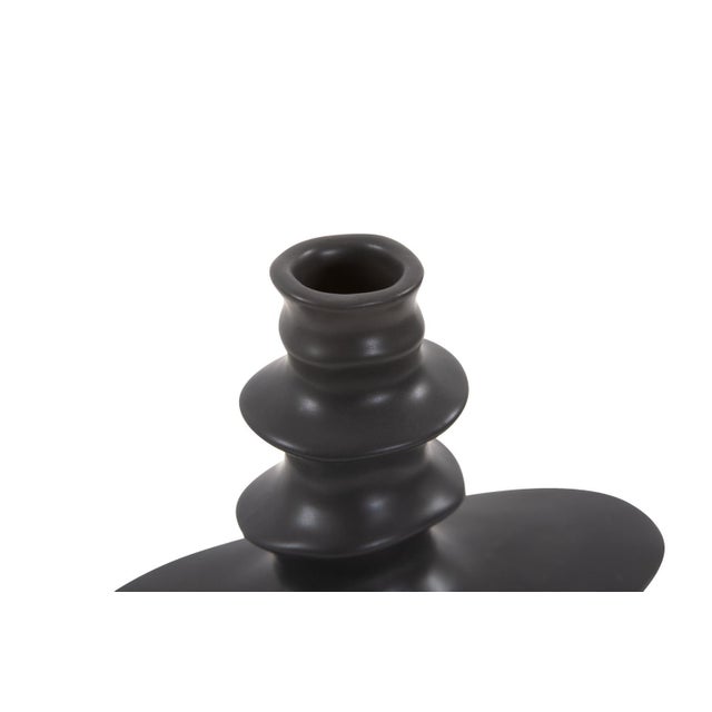 Ceramic Cairn Abstract Vase- Short For Sale - Image 7 of 11