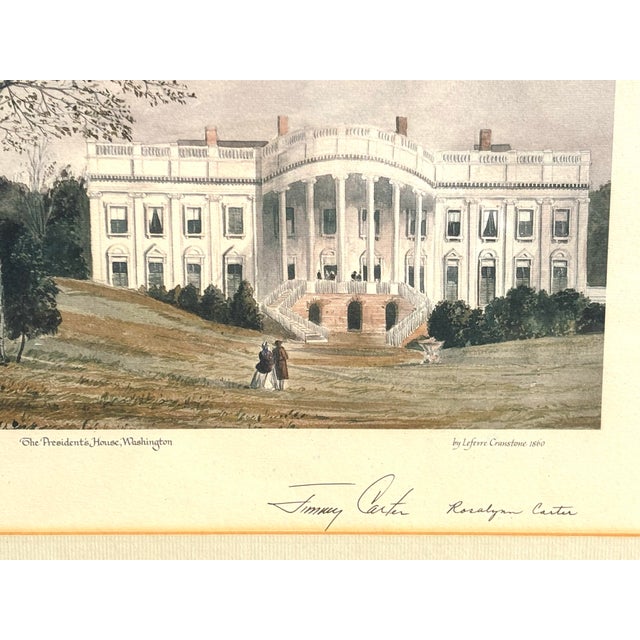A wonderful piece of American presidential history: an official 1979 White House Christmas gift print issued during the...