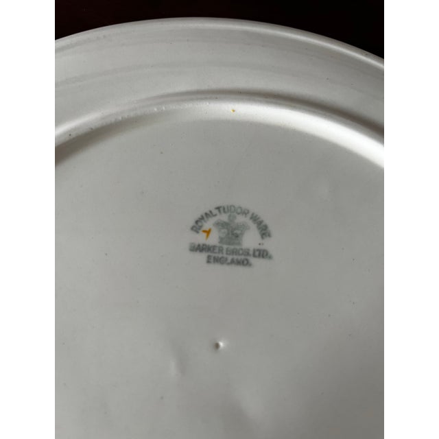 Barker Brothers & Cie Vintage Barker Bros Royal Tudorware Cake Stand in Chintz For Sale - Image 4 of 5