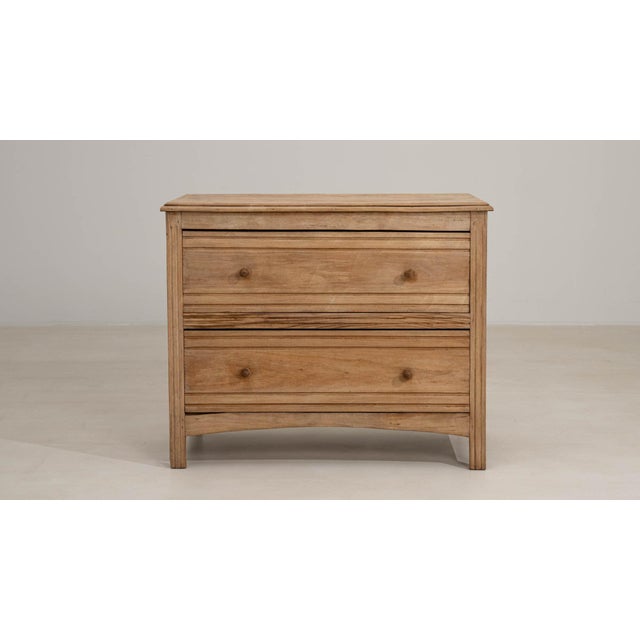 19th Century France Antique White Wood Chests of Drawers For Sale - Image 10 of 11