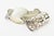 Abstract Vintage Bodum Sculptural Silver Plate Napkin Rings by Nathalie Du Pasquier Set of 6 For Sale - Image 3 of 12