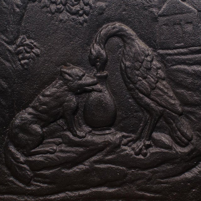 Metal Antique Decorative Fire Back, English, Fireplace Reflector, Victorian, c.1890 For Sale - Image 7 of 8