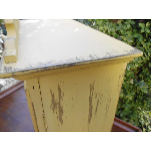 Vintage Shabby Chic Oak Cabinet, 1960s For Sale - Image 6 of 14