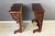 Antique Walnut Wall Console Tables, Set of 2 For Sale - Image 11 of 18