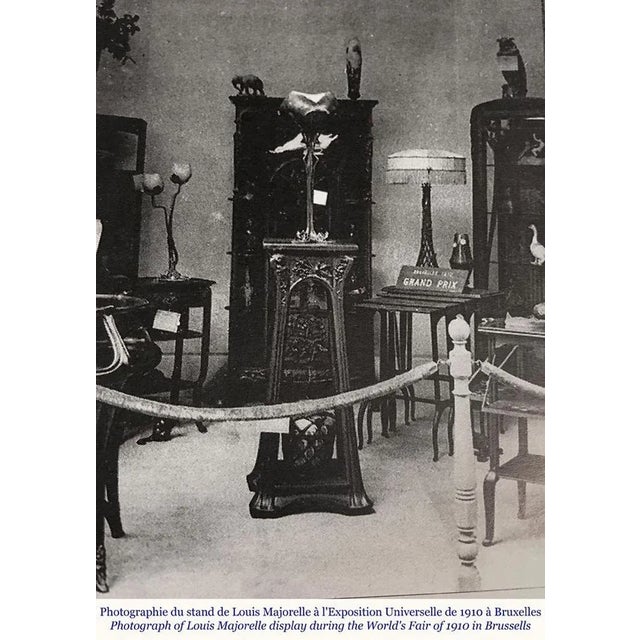 Art Nouveau Plant Stands / Pedestals by Louis Majorelle, France, 1907, Set of 2 For Sale - Image 12 of 13