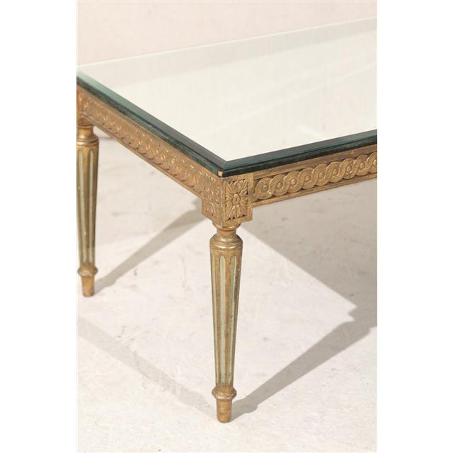 French Louis XVI Style Mirror Coffee Table For Sale In Atlanta - Image 6 of 6