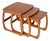 Vintage Teak Nesting Tables from Nathan, 1960s, Set of 3 For Sale