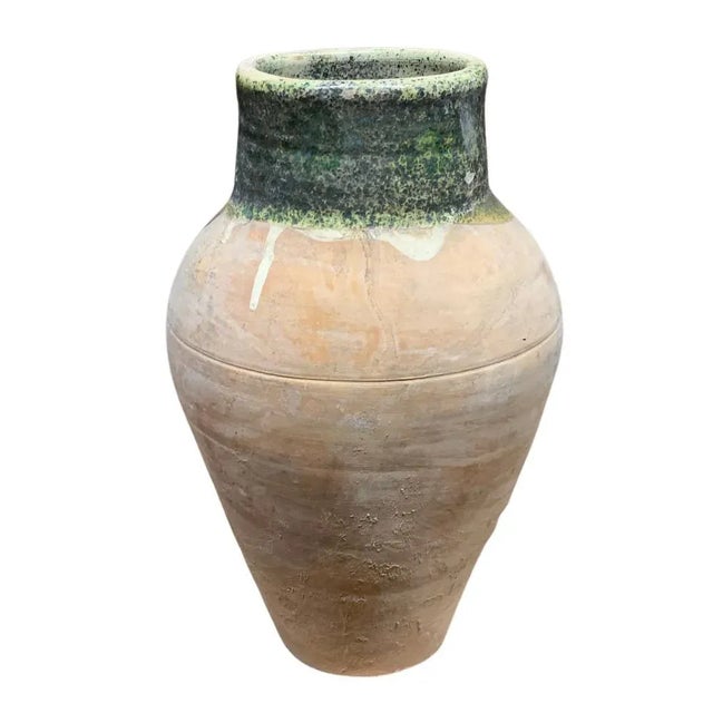 Vintage Turkish Terracotta Oil Jar For Sale - Image 4 of 6