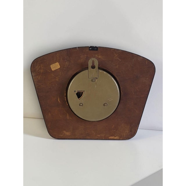 Kitchen Clock in Red Formica from Bayard, 1950s For Sale - Image 9 of 10