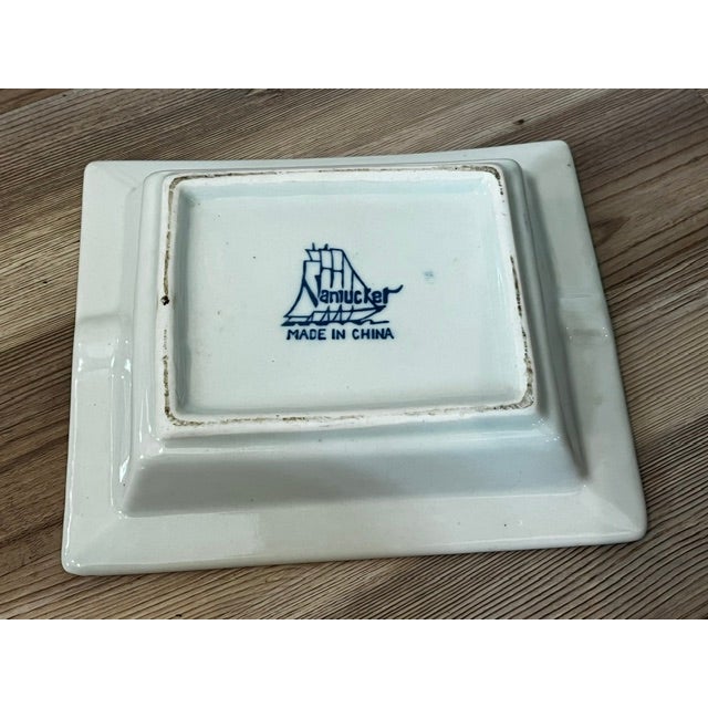 Mid 20th Century Nantucket Sailing Ship Ashtray For Sale - Image 5 of 7