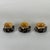 French 19th Century French Polkadot Demitasse Cups & Saucers Set of 3 - 6 pcs For Sale - Image 3 of 10