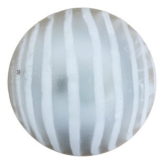 Glass Zebra Flush Mount from Peil & Putzler, Germany, 1970s For Sale