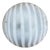 Glass Zebra Flush Mount from Peil & Putzler, Germany, 1970s For Sale