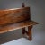 Rustic Wooden Bench, Alpines, 18th / 19th Century For Sale - Image 12 of 13