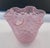 1990s Vintage Murano Pink/White Vetreria Artistica Handkerchief Vase For Sale - Image 5 of 5