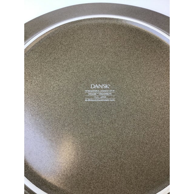 Camel Huge Vintage Dansk International Design “Origami” Serving Plate For Sale - Image 8 of 10