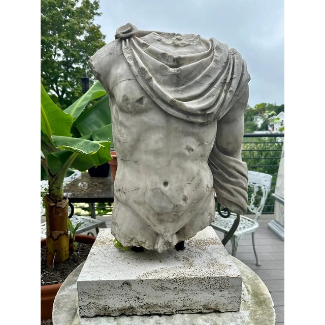Classical Roman Roman Marble Torso For Sale - Image 3 of 9