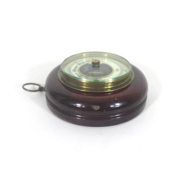 Vintage German Barometer for on the Wall For Sale - Image 4 of 8